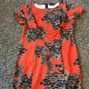 Gorgeous Orange Dress Plus Size